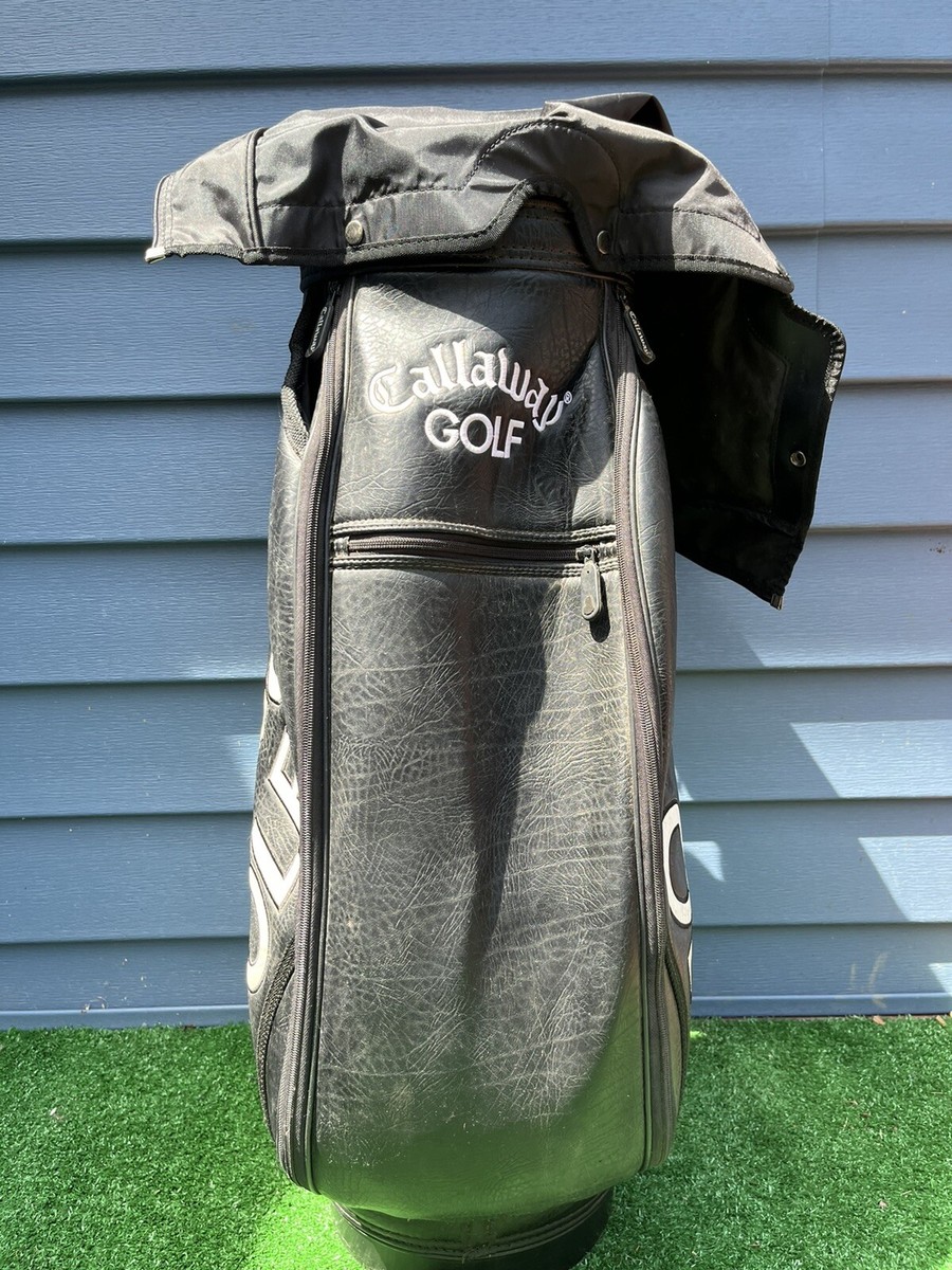 callaway staff bag rain cover Callaway Golf Big Berths Staff Bag With Rain Cover 6 Way Divider