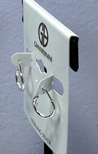 Giani Bernini Sterling Silver 925 Small Hoop Earrings NWT, $57 MSRP