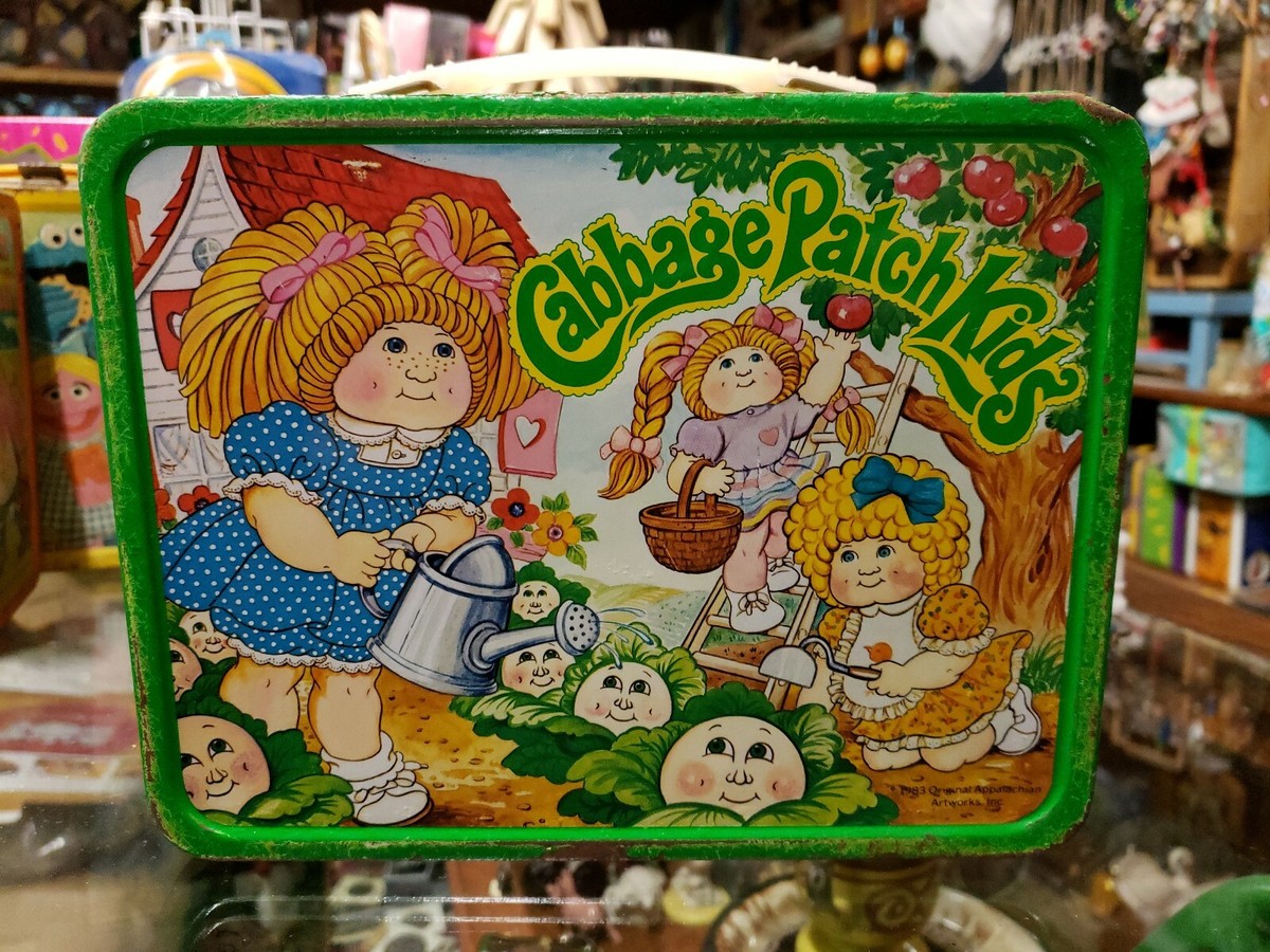 Cabbage Patch Kids Metal Lunch Box By Thermos 1983