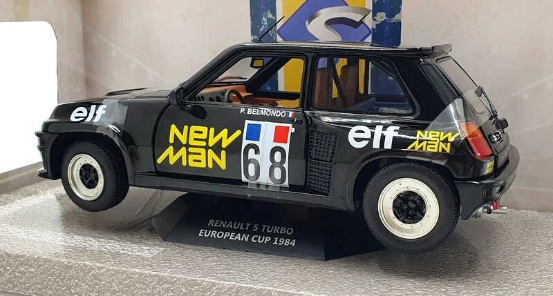 Solido 1/18 Scale Diecast S1801312 - Renault 5 Turbo #68 European Cup 1984 Black - Image 2 of 4