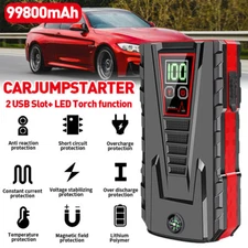 99800mAh Car Jump Starter Booster Jumper Box Power Bank Battery Charger Portable