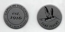 Nuevo TOKEN Capulin Volcano - Capulin, N. M. NPS Souvenir Tomar Vuelo Colibrí