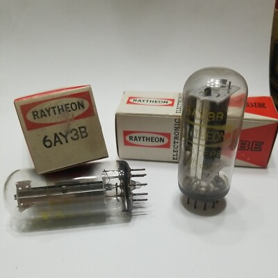 Vintage Raytheon 6AY3B Vacuum Tube