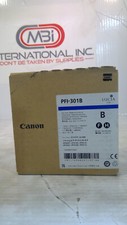Genuine Canon PFI-301B Blue Inkjet Cartridge 1494B001AA, 1494B001