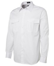 Jb's wear Men's Epaulette Shirt Chest Pockets With one Pen Insert Classic Fit