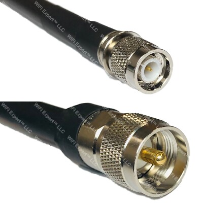 LMR400UF TNC MALE to PL259 UHF Male Coaxial RF Cable USA-Ship Lot