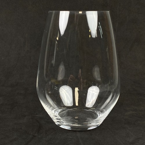 Tiffany & Co Riedel Tumbler Set of 2 Crystal White Wine Glasses Stemless 13 oz - Picture 7 of 9