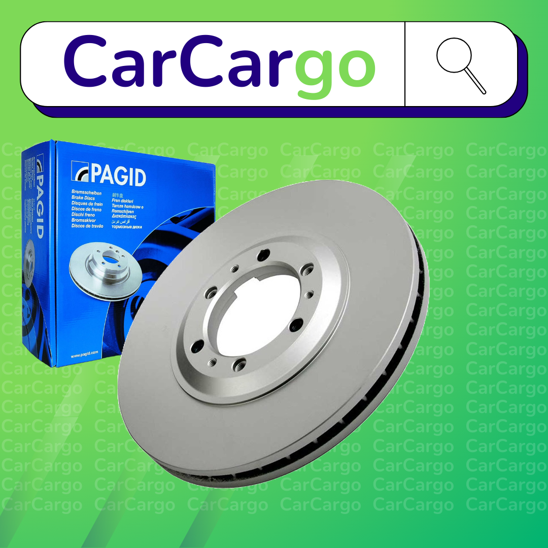 Pagid Vented Front Brake Discs Pair For Isuzu Wizard 3.2 4x4 1998-2002 280 mm