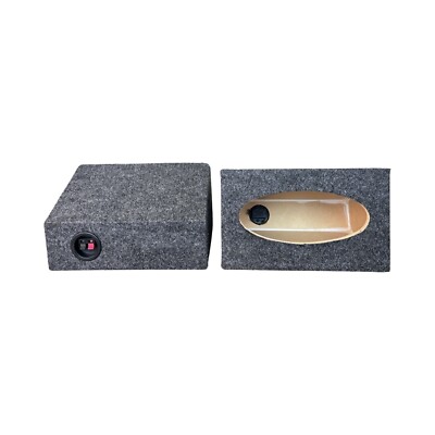4x10 Pair Speaker Enclosure Car Audio Speaker MDF-Grey 4 X 10 | eBay
