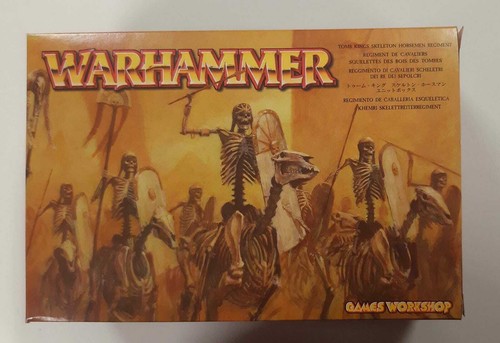 Warhammer Tomb Kings Skeleton Horsemen Regiment *Sealed* Games Workshop 2002 WFB