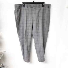 Michael Kors Gray Plaid Dress Pants Size 40R