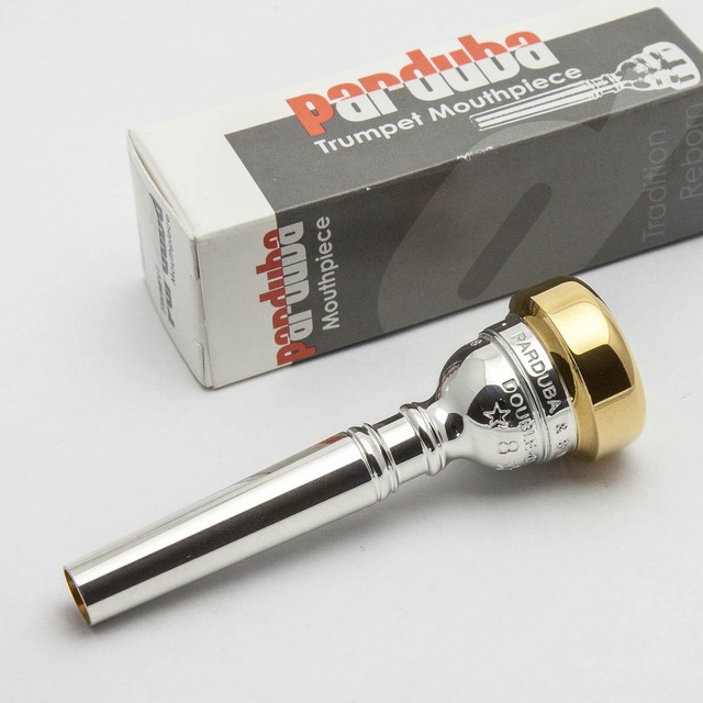 Parduba 24K Gold Rim & Cup Double Cup Trumpet Mouthpiece, 5 eBay