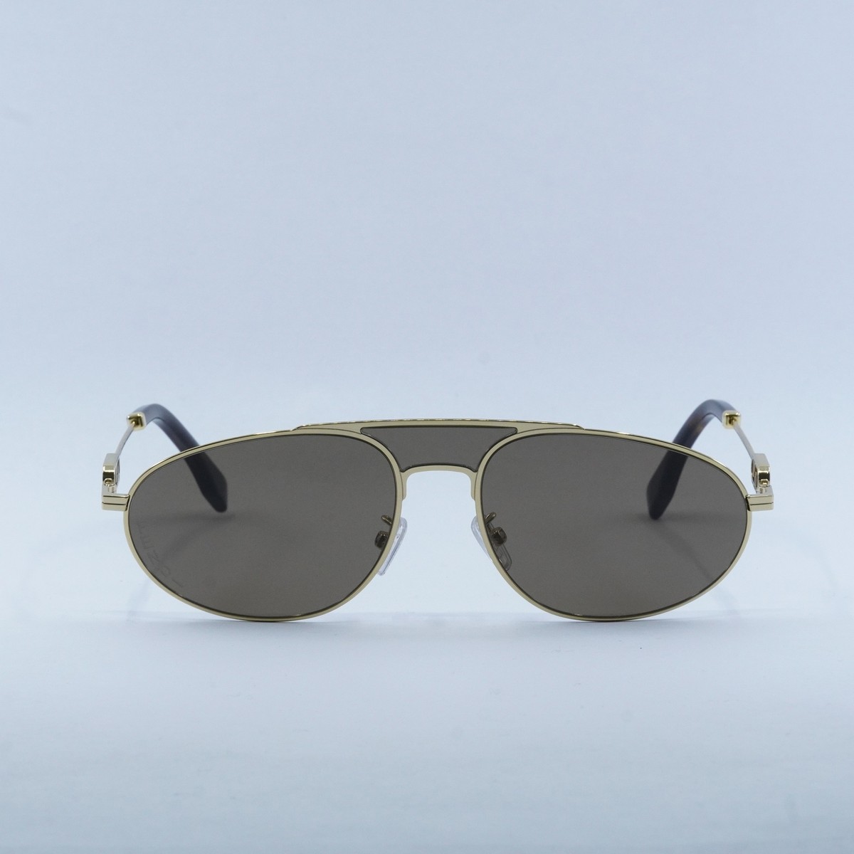 Fendi FE40072U 30E Sunglasses Endura Gold Aviator Frame, Brown Lenses FENDI Brown Phantos Men main image 3