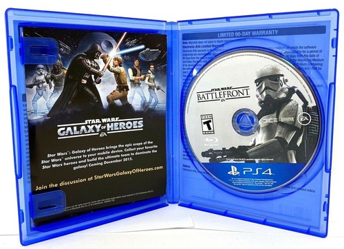 Star Wars Battlefront 1 SWBF (2015) PS4 *LN* Complete W/ Inserts CIB TESTED - Picture 3 of 4
