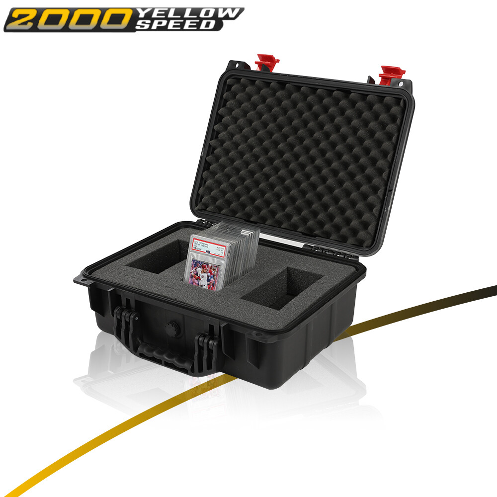 Graded Card Case Storage Box for 75+ Graded Sports Trading Cards Waterproof