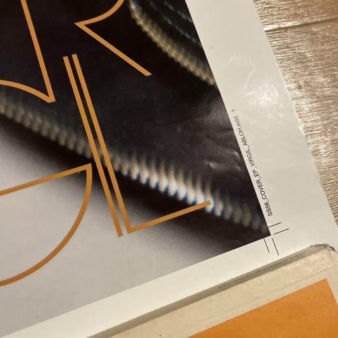 Self Service Magazine SS56 Poster Virgil Abloh 22.6in x 16.1in | eBay