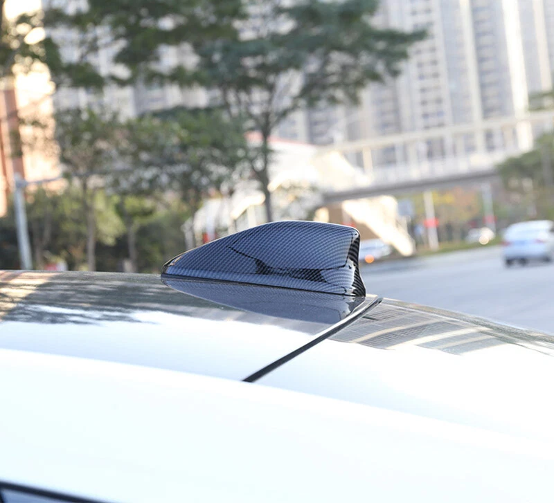 Tampa receptor antena barbatana de tubarão fibra de carbono acabamento para Honda Accord 10th 2018-22 - Imagem 3 de 4