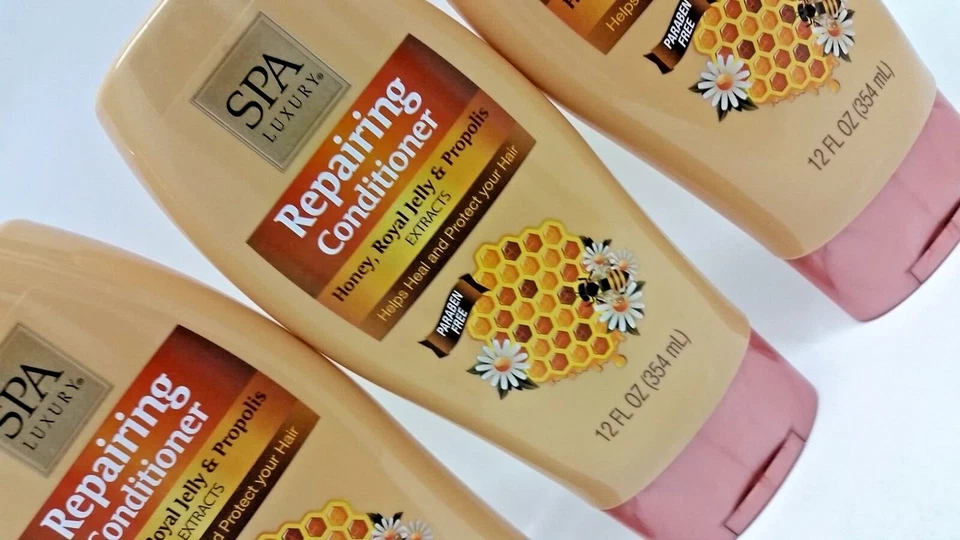 (3) Spa.L修复护发素蜂蜜皇家果冻和蜂胶提取物354毫升Ea — 第 3/4 张图片