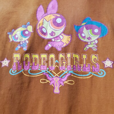 Powerpuff Girls Graphic T Shirt Size Large Rodeo Girls By Isaac Morris Limited