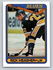 Rick Meagher 1990-91 Topps #125 St. Louis Blues