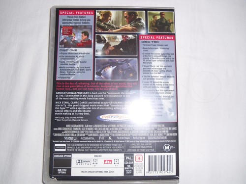 TERMINATOR 3: RISE OF THE MACHINES, 2 disc set, Region 4, Rated M15+ (2003) - Picture 2 of 4