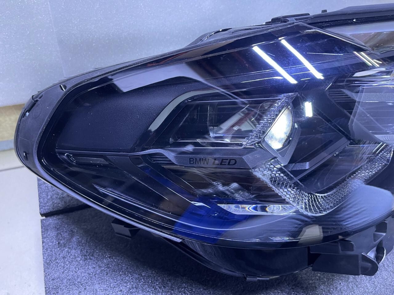 BMW G01 G02 X3 X4 LCI HEADLIGHT BLACK USA COPMLETE RIGHT 