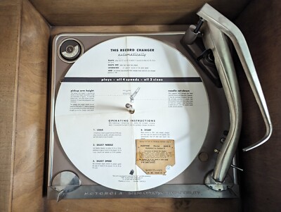 Vintage Motorola Console Stereo 1962 Model SK79W-1Z | eBay