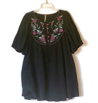 Free People Rosa Linda Embroidered Tunic/Mini dress Size Medium NWT | eBay Free People Rosa Linda Embroidered Tunic/Mini dress Size Medium NWT | eBay