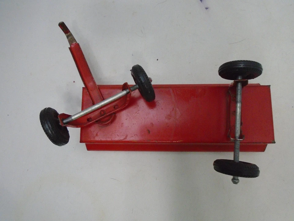 ERTL VINTAGE? Remolque tractor Red Farm camión juguete de metal hecho en EE. UU. Foto 4 de 4