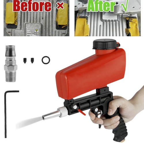 Sabbiatrice Per Legno Pistola Sabbiatura Con Serbatoio - 4 Ugelli Gomma, Consumo Aria 110 Lt/min, Pressione 6 Bar Pistola Sabbiatrice - Foto 11