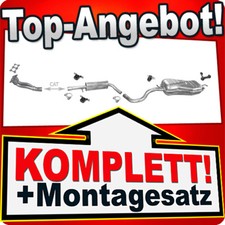 Auspuff für VW GOLF 4 IV 2.0 Motor: APK/AQY +Rohr Auspuffanlage