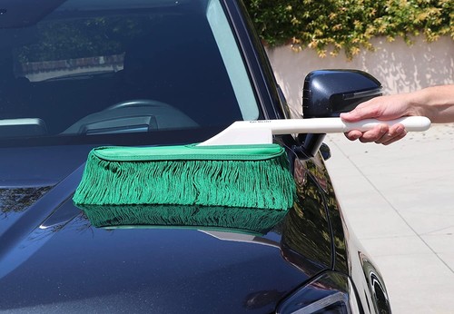 California Car Duster Detailing Combo with Plastic Handle and Green Mop 62455 - Picture 6 of 10