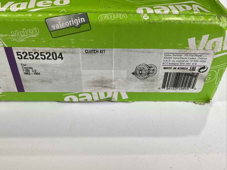 Kit de embreagem de transmissão 1993 -1994 Toyota T100 3.0L Valeo 52525204 novo - Imagem 3 de 4