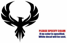Phoenix Bird 4 Graphic Die Cut decal sticker Car Truck Boat Window Bumper 9"