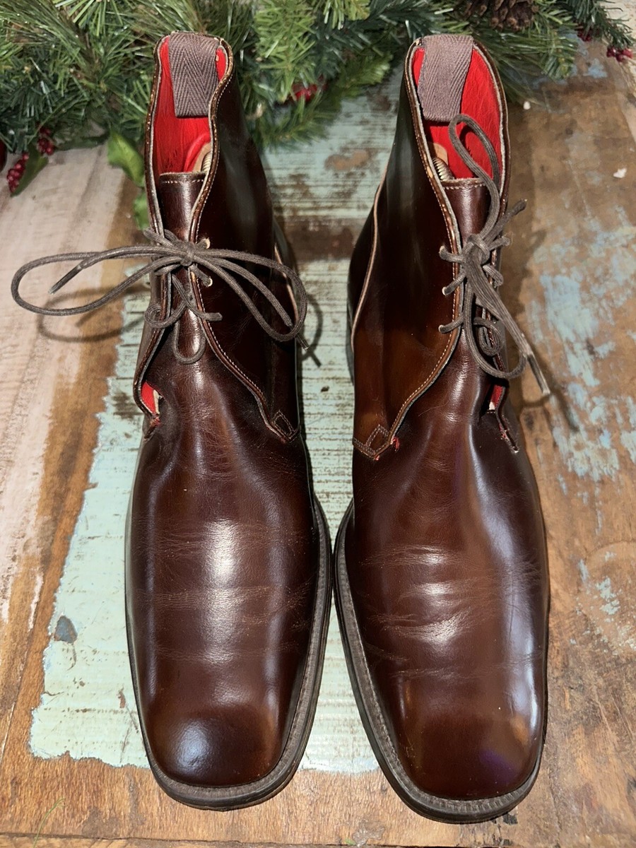 Jeffrey West Leather Chukka Boots With Laces Style 2125 | eBay display picture 3