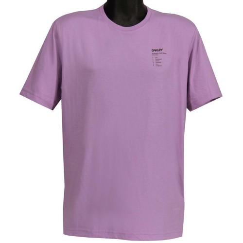 Oakley Surfboard Types Tee Mens Size XL Dusty Lavender Back Detail T-Shirt - Picture 2 of 4