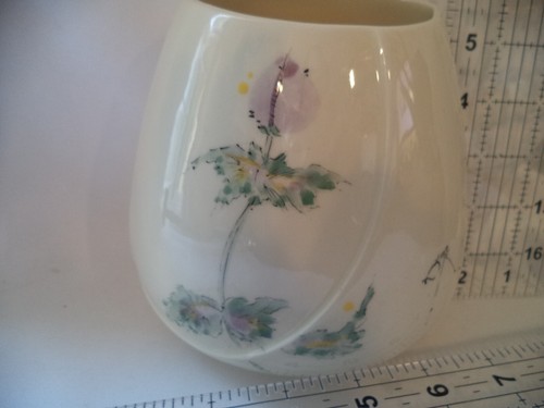 Barbara Baatz USA Pottery Blossom Art Vase Signed Minimalist Mid Century Modern - Picture 2 of 9
