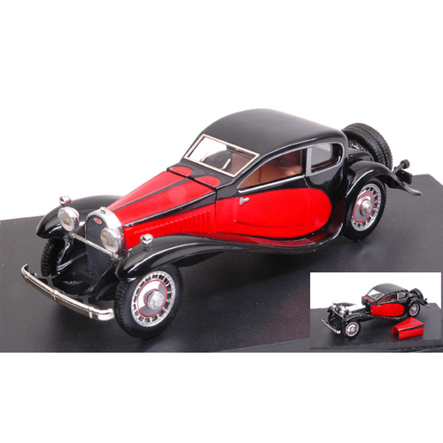Miniature Bugatti T50 1/43 - Club Des Amis Du 1/43 - Marron Bordeaux - Occasion