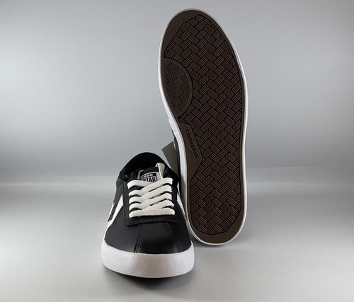 Converse Shoes Kids 5 Black Leather School Low Top Lace Sneakers Breakpoint Ox - Picture 10 of 11