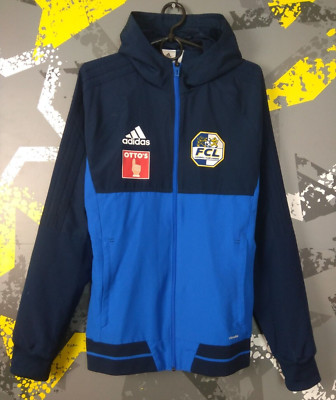 FC LUZERN Training Jacket With Zipped Hood Adidas Mens Size S ig93