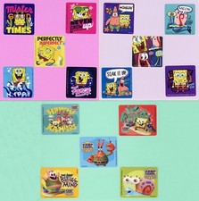 15 SpongeBob SquarePants Assorted Large Stickers - Party Favors - Rewards