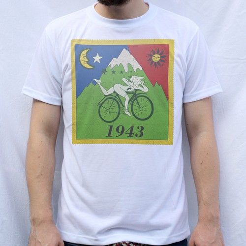 LSD Albert Hofmann T Shirt Design #acid blotter #trip