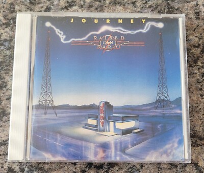 JOURNEY Raised On Radio Tokyo Japan CD 1986 1st issue 32DP 423 W/BOOKLET JASRAC
