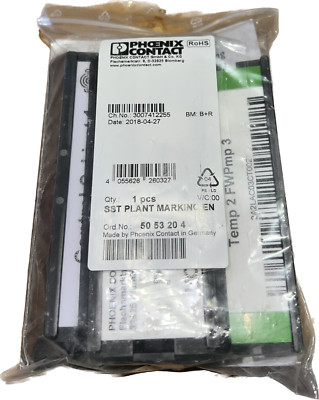 1x Phoenix Contact SST PLANT MARKING EN 50 53 20 4 