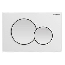 Placa De Accionamiento Blanca Sigma01 Doble Botón Geberit