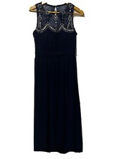 navy blue party dress