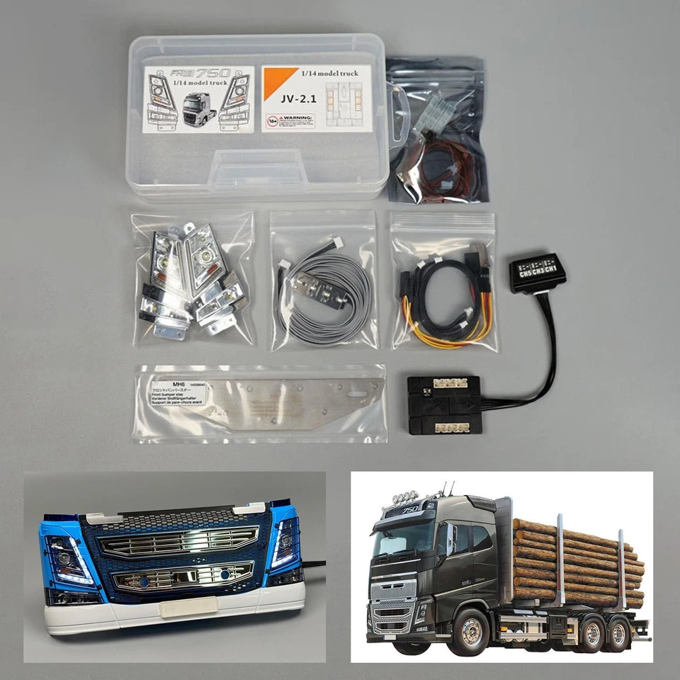 DIY Light Unit Spare for 1:14 Tamiya FH16 750 RC Tractor Truck 56360 56362 Lorry - Image 2 of 4