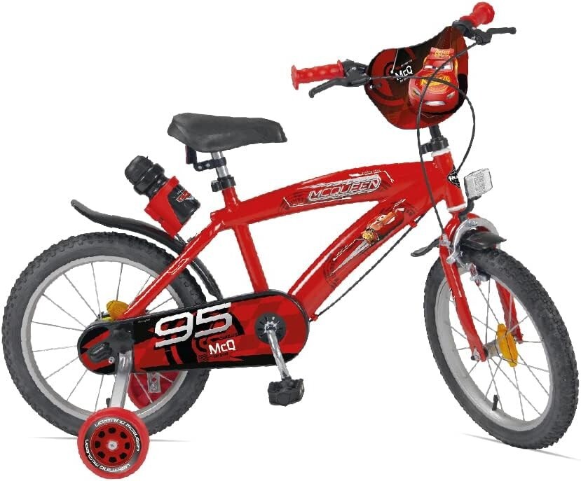 Training Wheels 14 Inch Lightning Mcqueen Bike Huffy Disney Pixar