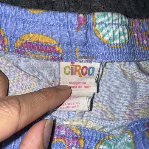 CIRCO Girls Size XL Purple Donut Pajama Pants - Picture 2 of 2
