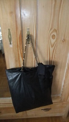 LANVIN Tasche  Shopper Lammleder schwarz 